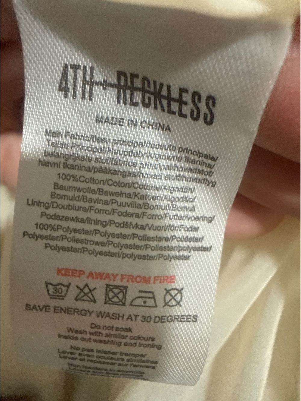 4TH+RECKLESS Beige Trench Coat with Belt, Size EU 36, US 4, NWT - Picture 4 of 8